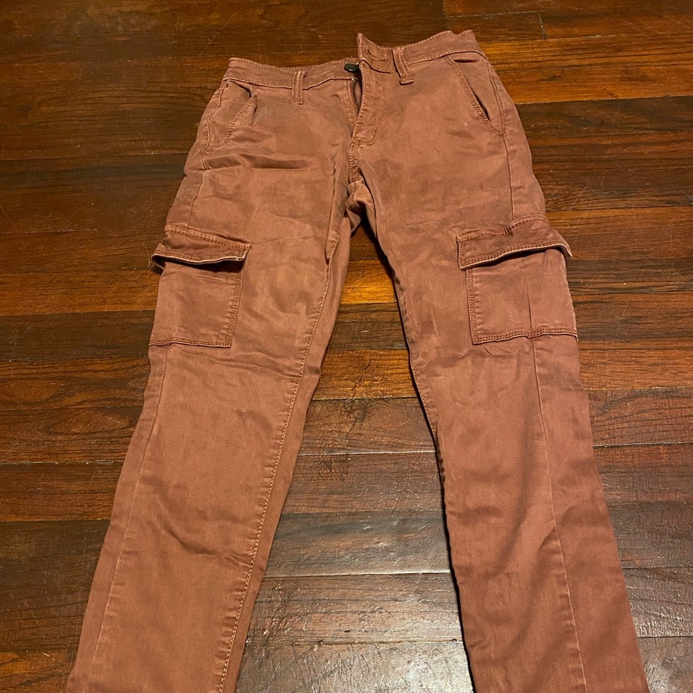 Skinny cargo pants